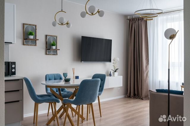 

2-к. квартира, 45 м², 2 кровати