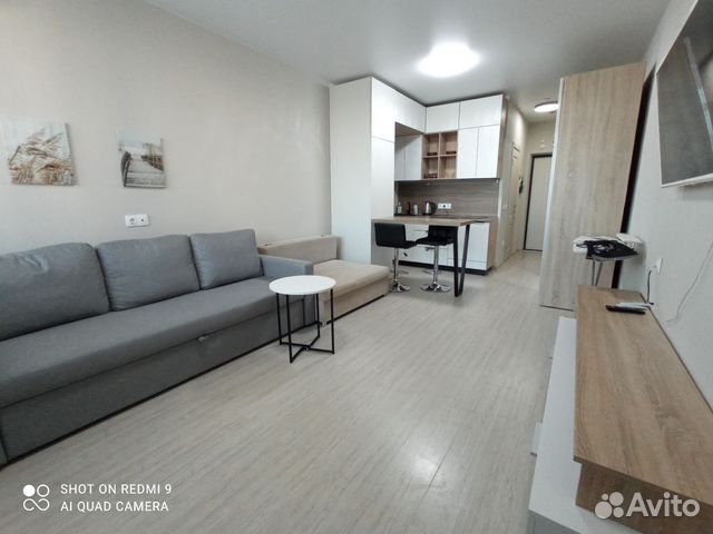 

Квартира-студия, 28 м², 2 кровати