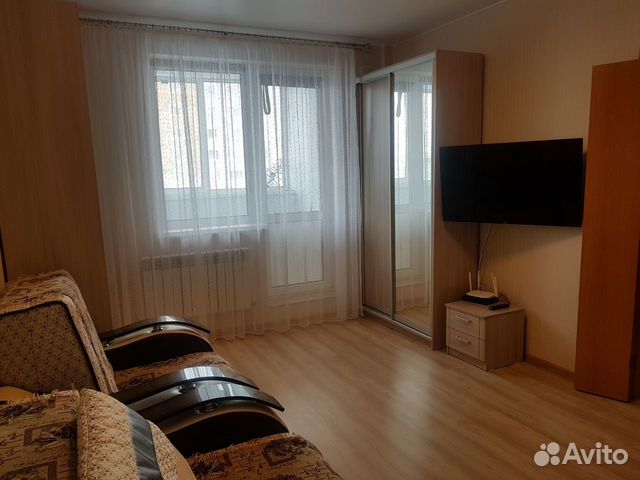 

1-к. квартира, 36 м², 2 кровати