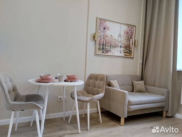 

Квартира-студия, 23 м², 2 кровати
