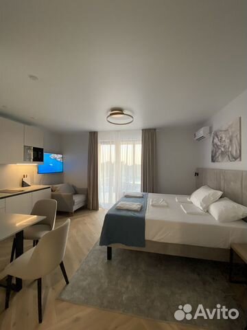 

Квартира-студия, 30 м², 2 кровати
