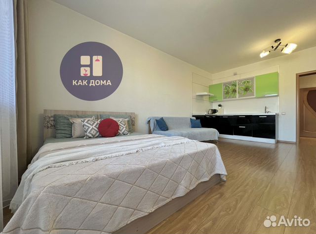 

Квартира-студия, 38 м², 4 кровати