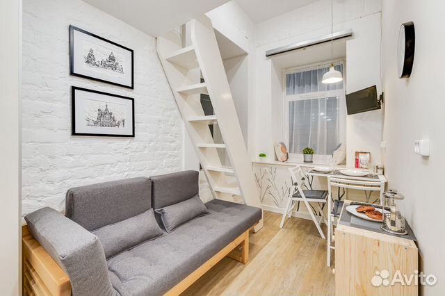 

Квартира-студия, 14 м², 1 кровать