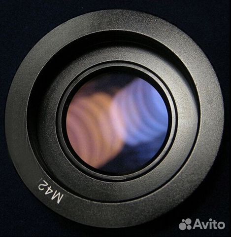 Переходник M42 на Nikon с линзой на бесконечность