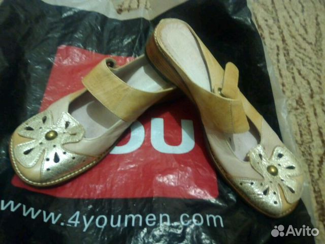 Летняя Кожаная обувь, шлепки, туфли 39р Летняя Кожаная обувь, шлепки, туфли 39р