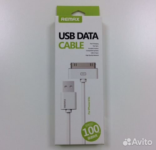 USB кабель для iPhone 4s iPad фирменный Remax