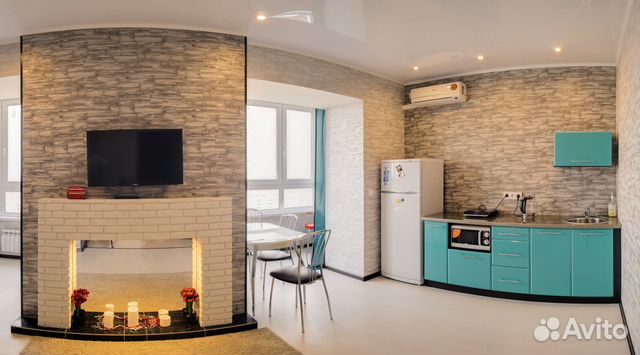 

Квартира-студия, 44 м², 2 кровати