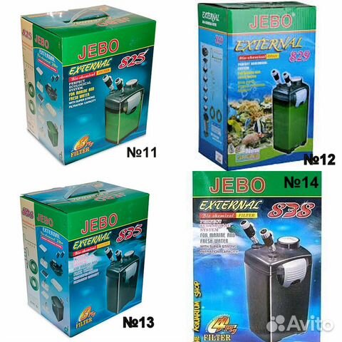 Внешний фильтр Tetra, Sera, Jebo для аквариума