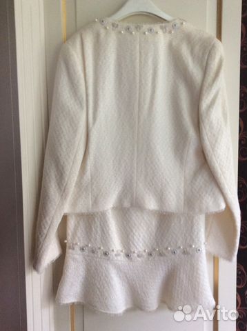 Костюм белый Escada 44(50 рус)