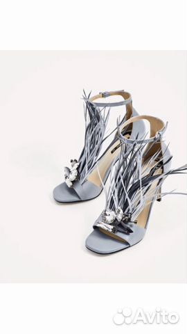 Кожаные босоножки Zara Кожаные босоножки Zara