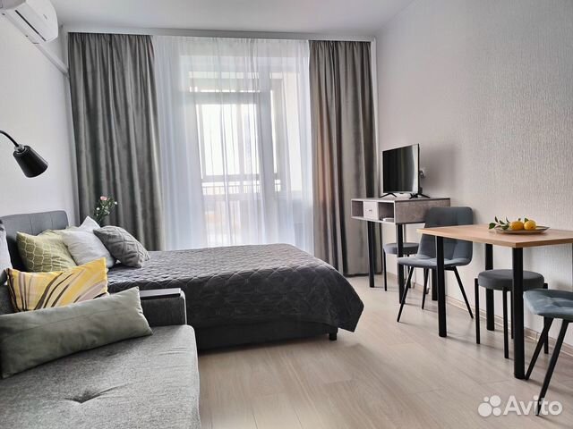 

Квартира-студия, 27 м², 2 кровати