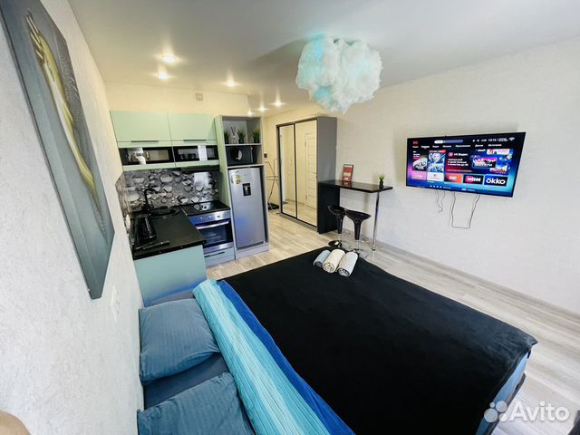 

Квартира-студия, 28 м², 1 кровать