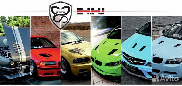 Решетки капота - жабры BMW e30 e36 e46 e92 AMG GTR