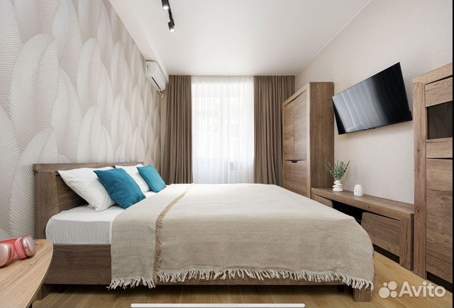

1-к. квартира, 45 м², 2 кровати