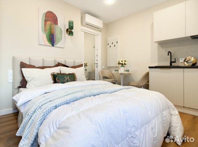 

Квартира-студия, 14 м², 1 кровать