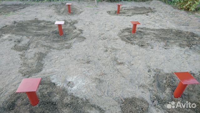 Фундамент на бурозабивных сваях