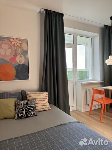 

Квартира-студия, 30 м², 1 кровать