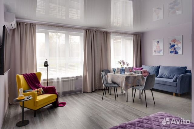 

Квартира-студия, 40 м², 2 кровати