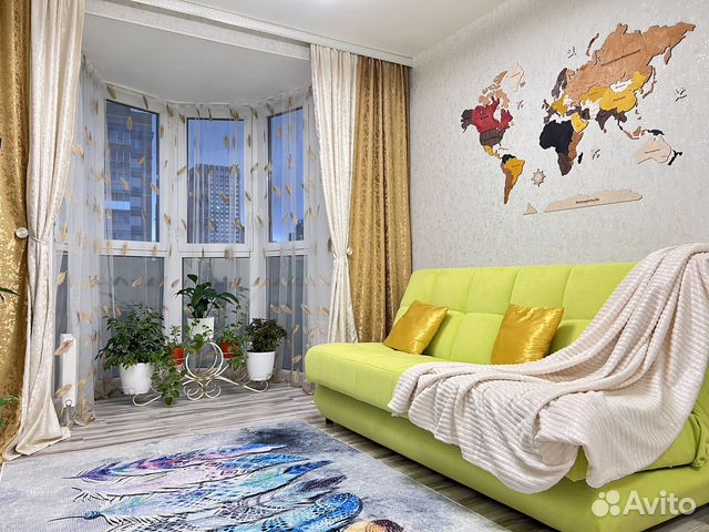 

Квартира-студия, 50 м², 2 кровати