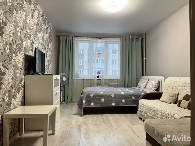 

1-к. квартира, 40 м², 2 кровати