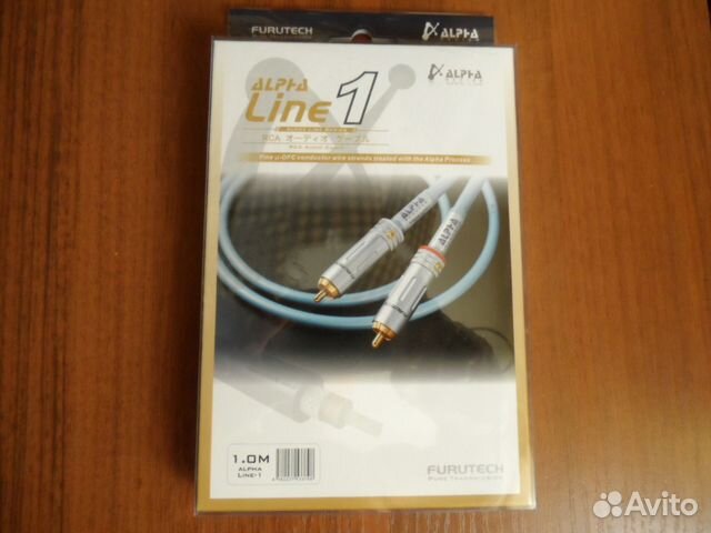 RCA кабель furutech alpha line 1