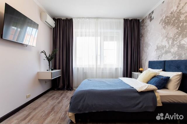 

1-к. квартира, 44 м², 3 кровати