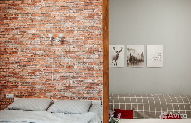 

Квартира-студия, 24 м², 2 кровати