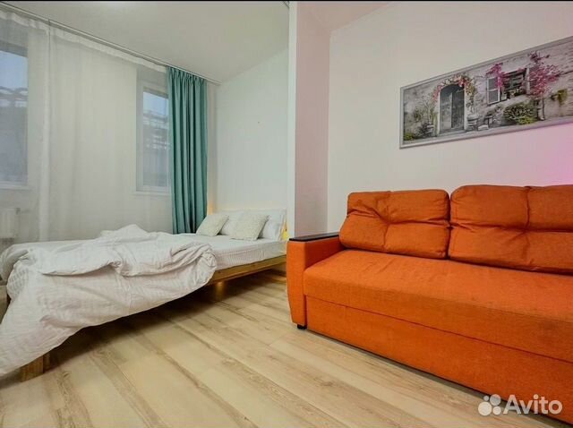 

Квартира-студия, 27 м², 2 кровати