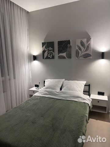 

1-к. квартира, 37 м², 2 кровати