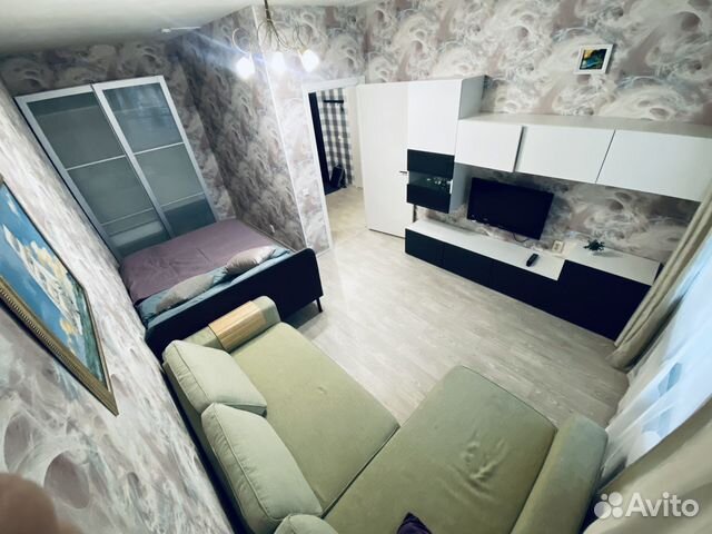

1-к. квартира, 40 м², 2 кровати
