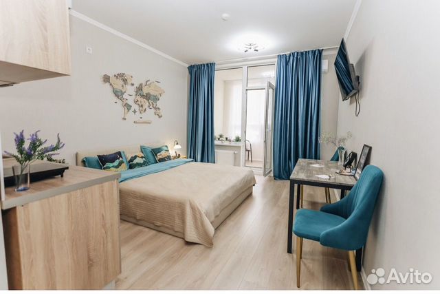 

Квартира-студия, 26,4 м², 1 кровать