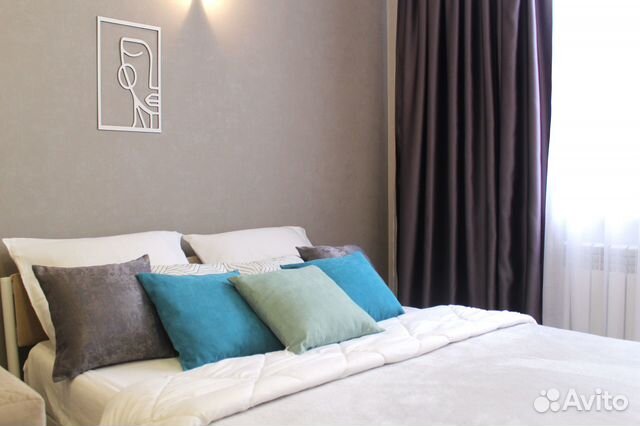 

1-к. квартира, 45 м², 2 кровати