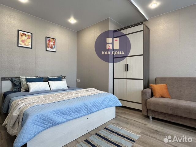

Квартира-студия, 42 м², 2 кровати