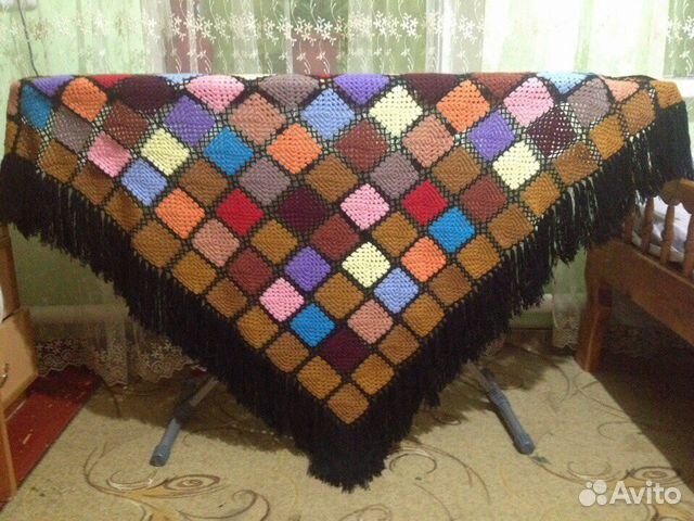 Шаль ручной работы