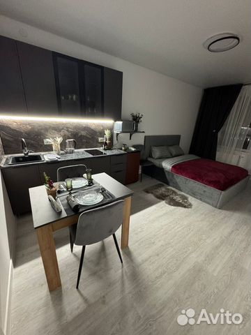 

Квартира-студия, 30 м², 1 кровать