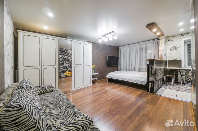

Квартира-студия, 30 м², 2 кровати