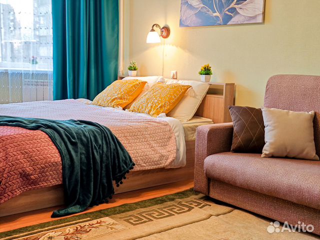 

1-к. квартира, 45 м², 3 кровати