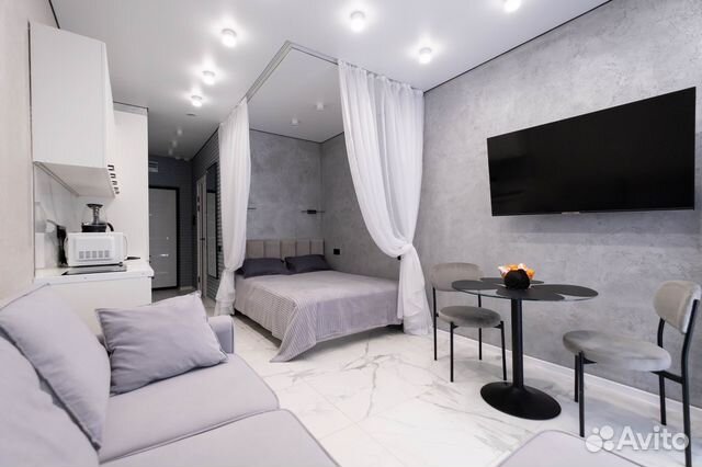 

Квартира-студия, 23 м², 2 кровати