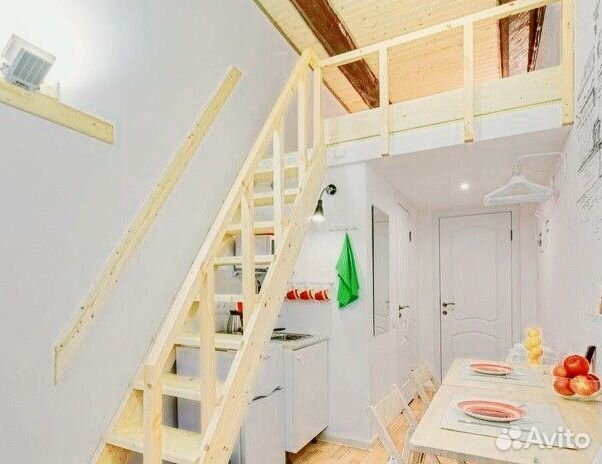 

Квартира-студия, 12 м², 2 кровати