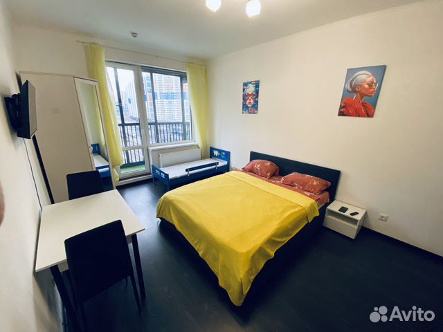 

Квартира-студия, 27 м², 2 кровати