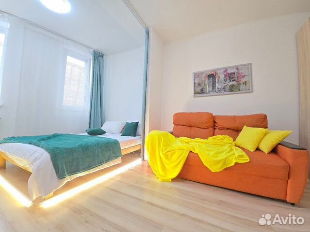 

Квартира-студия, 25 м², 2 кровати