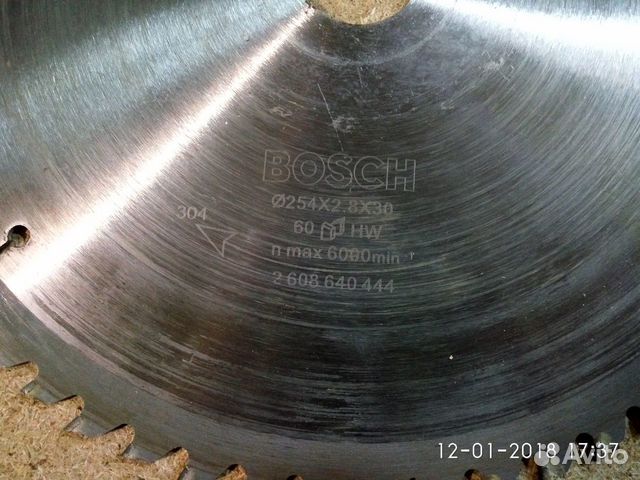 Пильный диск Bosch 254x2.8x30 60z Пильный диск Bosch 254x2.8x30 60z