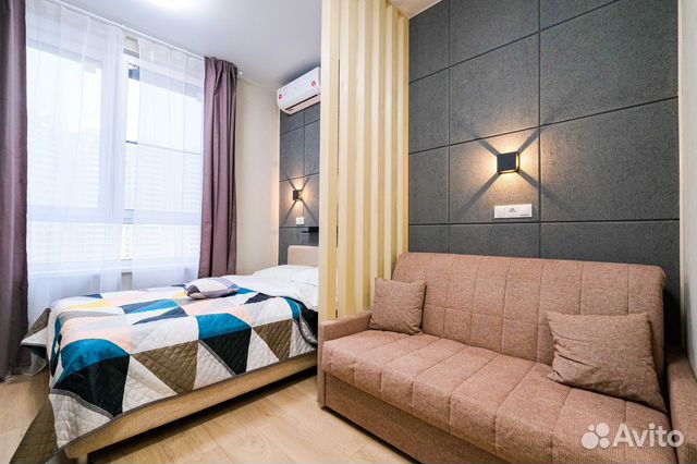 

Квартира-студия, 23 м², 2 кровати