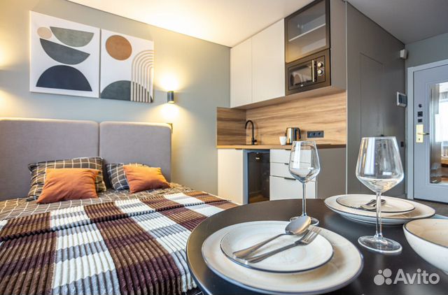 

Квартира-студия, 17 м², 1 кровать