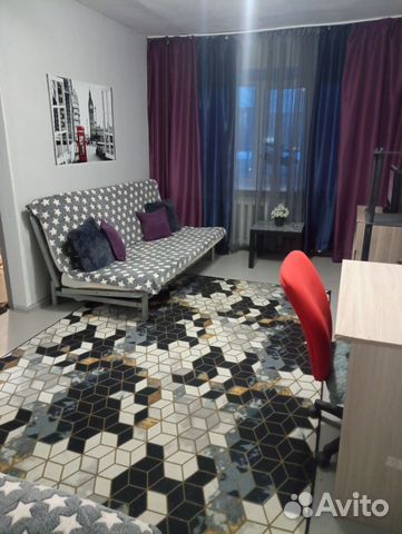 

1-к. квартира, 36 м², 2 кровати