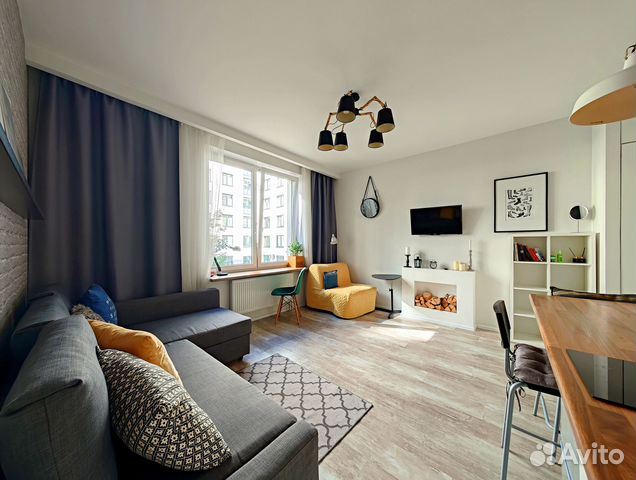 

Квартира-студия, 23 м², 2 кровати
