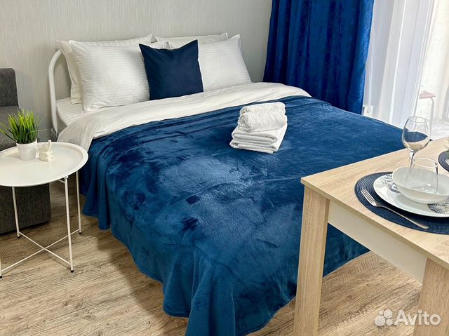 

Квартира-студия, 28 м², 2 кровати