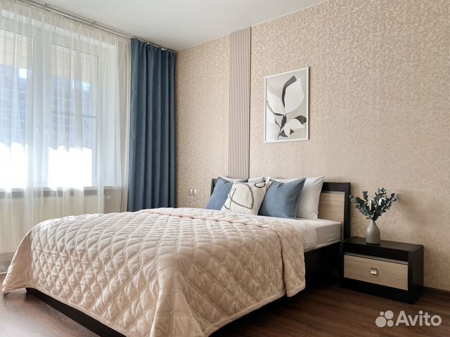 

1-к. квартира, 41 м², 2 кровати