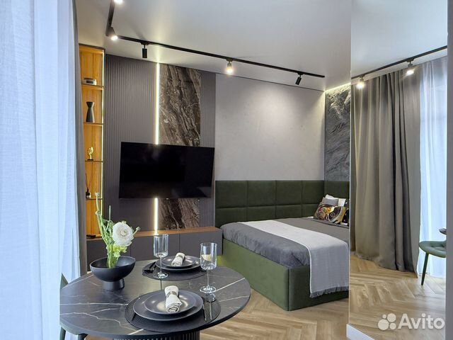 

Квартира-студия, 30 м², 2 кровати