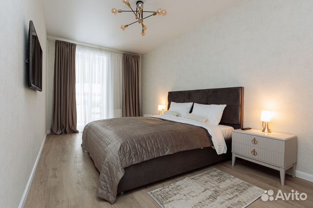 

1-к. квартира, 37 м², 2 кровати